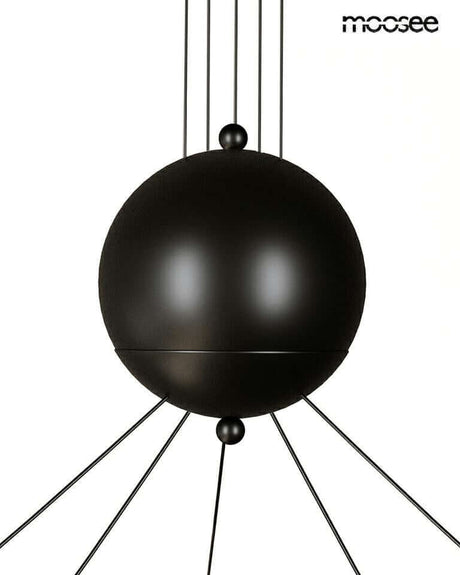 lampă suspendată Octo 5 negruMobCenter