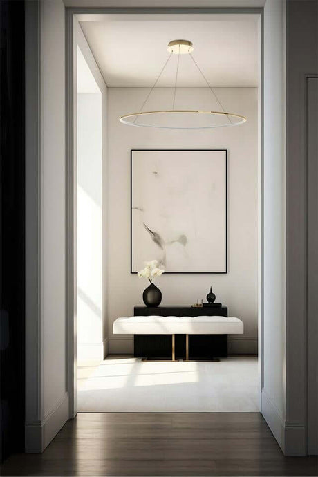 lampă suspendată Ring Slim 120 aurMobCenter