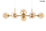 lampă suspendată Romeo Gold aur / chihlimbarMobCenter