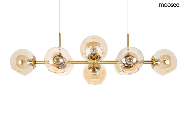 lampă suspendată Romeo Gold aur / chihlimbarMobCenter