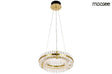lampă suspendată Saturnus 47 Duo aur - Led, cristal, oțel periatMobCenter