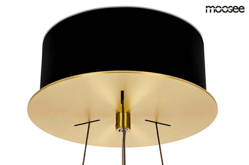 lampă suspendată Saturnus 47 Duo aur - Led, cristal, oțel periatMobCenter