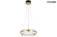 lampă suspendată Saturnus 47 aur - Led, cristal, oțel periatMobCenter