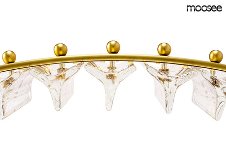 lampă suspendată Saturnus 47 aur - Led, cristal, oțel periatMobCenter