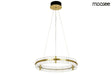 lampă suspendată Saturnus 70 aur - Led, cristal, oțel periatMobCenter