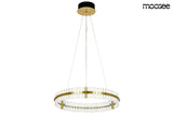 lampă suspendată Saturnus 70 aur - Led, cristal, oțel periatMobCenter