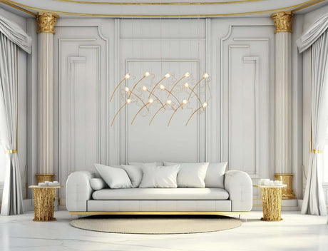 lampă suspendată Tulippe 14 Line aurMobCenter