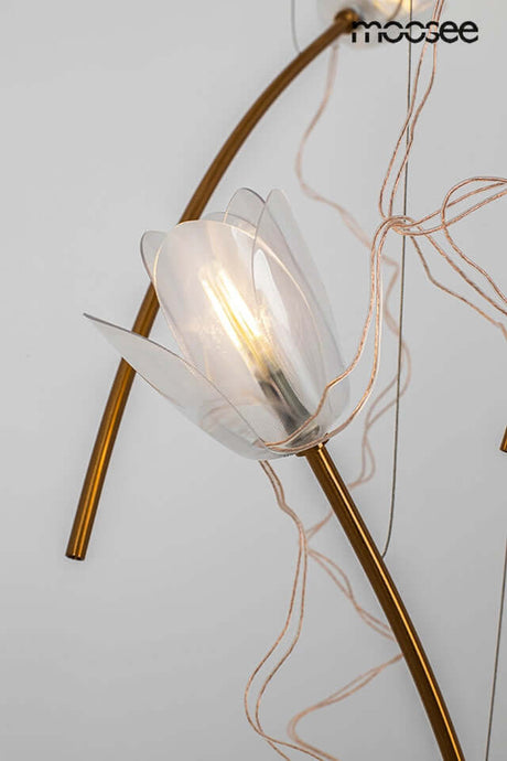 lampă suspendată Tulippe 7 Disc aurMobCenter