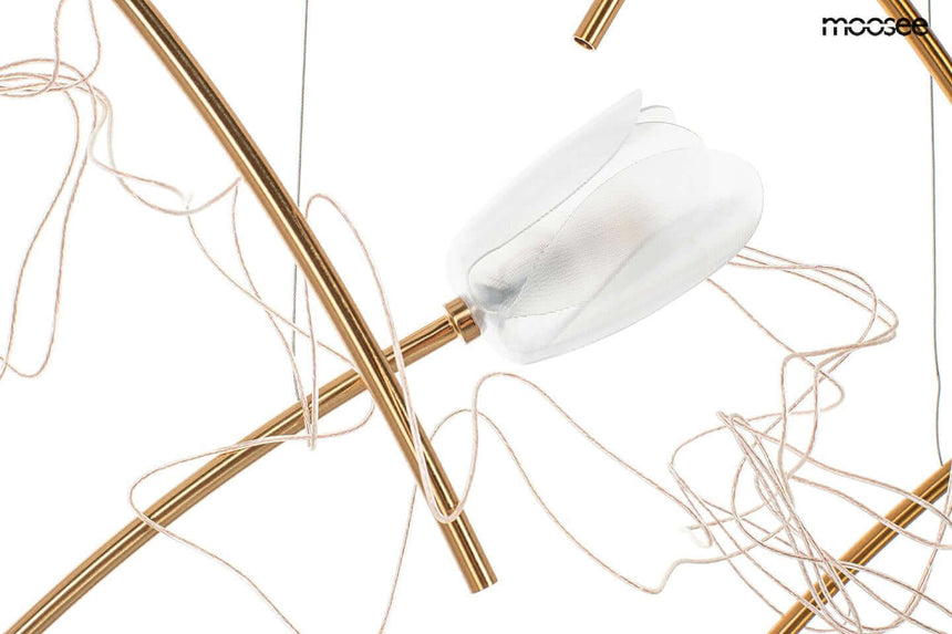 lampă suspendată Tulippe 7 Disc aurMobCenter