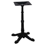 Picior de masă London 4 – fontă neagră, 70 cm