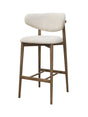 Scaun de bar Nara tapițat, înălțime 78/68 cm