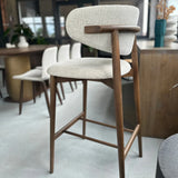 Scaun de bar Nara tapițat, înălțime 78/68 cm