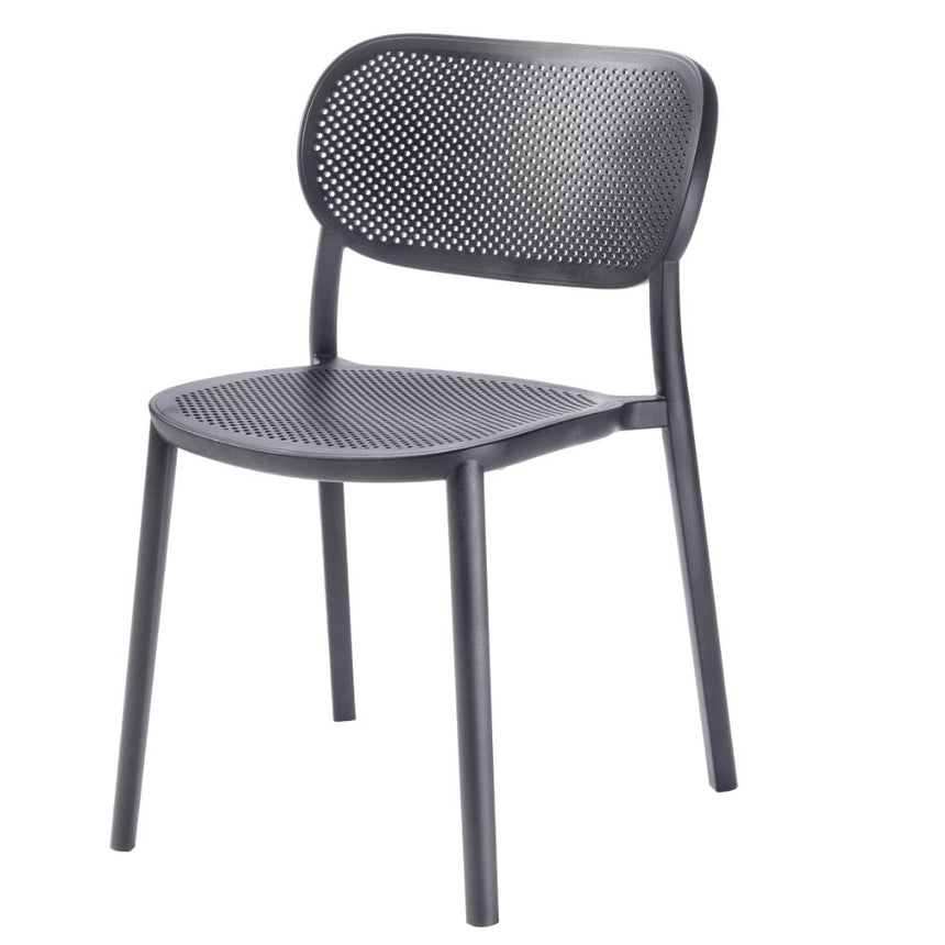 Scaun de terasa Nuta perforat - stivuibil UV-rezistent