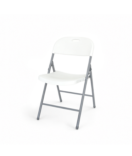 Scaun catering Poly 10 cu șezut alb