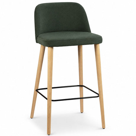 Scaun de bar Remo – spătar jos, înălțime 65/80 cm