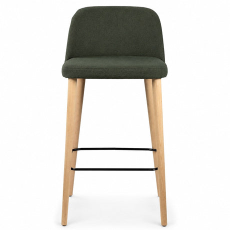 Scaun de bar Remo – spătar jos, înălțime 65/80 cm