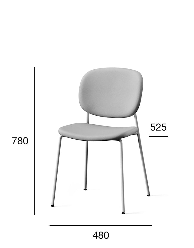 Scaun Fameg Riso AM-2301 tapițat cadru metalic