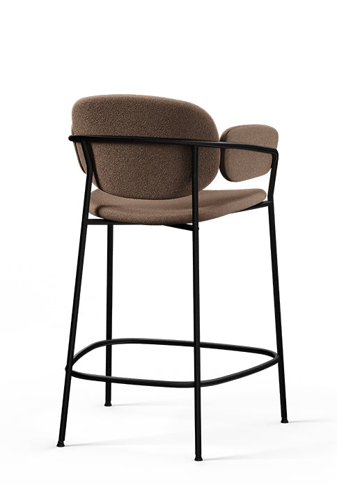 Scaun de bar Fameg Riso BSTM-2301/61 cu brațe, 63 cm
