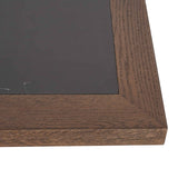 Blat de masă Romeo stejar – marmură ceramică neagră