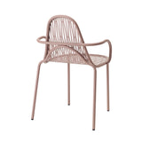 Scaun cu brațe Malvasia SCAB - exterior metal perforat