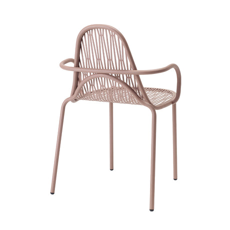 Scaun cu brațe Malvasia SCAB - exterior metal perforat