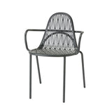 Scaun cu brațe Malvasia SCAB - exterior metal perforat