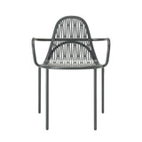 Scaun cu brațe Malvasia SCAB - exterior metal perforat