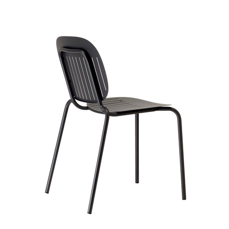 Scaun de terasa Si-Si Barcode - metal cu finisaj dungi