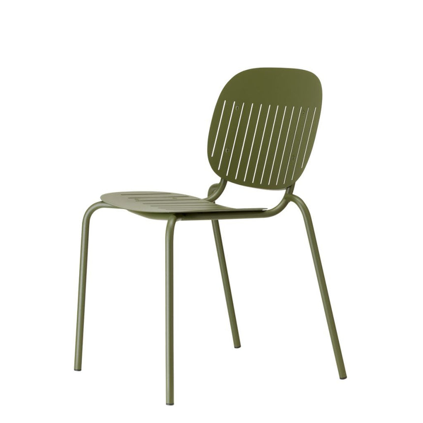Scaun de terasa Si-Si Barcode - metal cu finisaj dungi