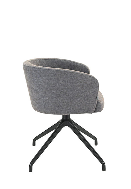 Scaun pivotant Fameg Skip BM-1524 cu brațe – tapițat