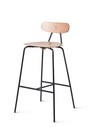 Scaun de bar Fameg Skool BSTM-2121 - cadru metal, lemn