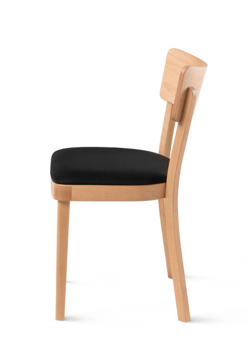 Scaun Fameg Solid A-9449 - șezut tapițat, spătar din lemn