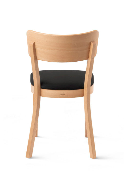 Scaun Fameg Solid A-9449 - șezut tapițat, spătar din lemn