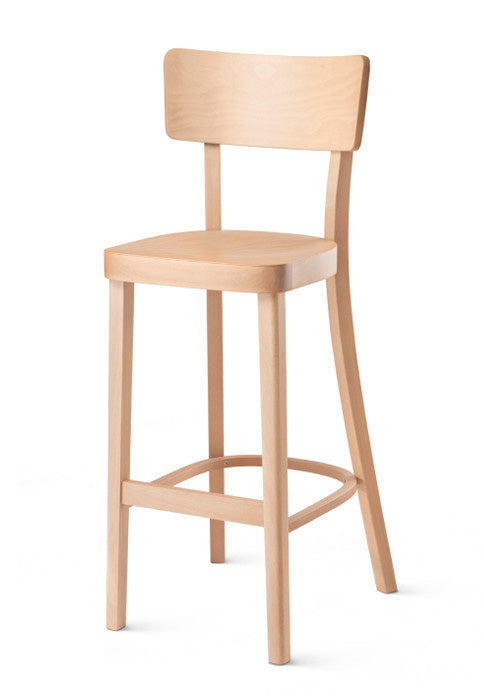 Scaun de bar Fameg Solid BST-9449 - spătar curbat larg