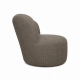 Fotoliu ST Bolla – lounge rotund din bouclé
