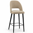 Scaun de bar Tara – 65/80 cm, cadru din fag