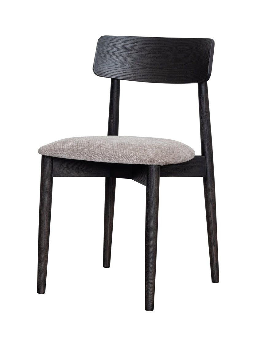 Scaun Tivi - scaun îngust tapițat 45 cm pe cadru din frasin