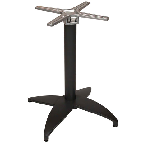 Set masă terasă Tora 3 piese – alb/ocru, blat 80×80 cm