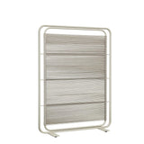 Paravan de exterior Yihe Small taupe, cadru din aluminiu cu împletitură din frânghie